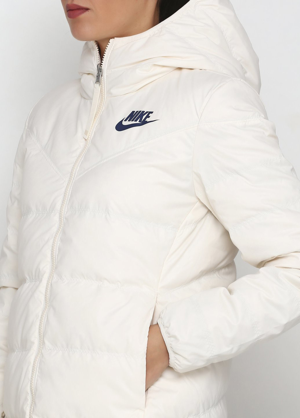 Белый зимний Пуховик Nike