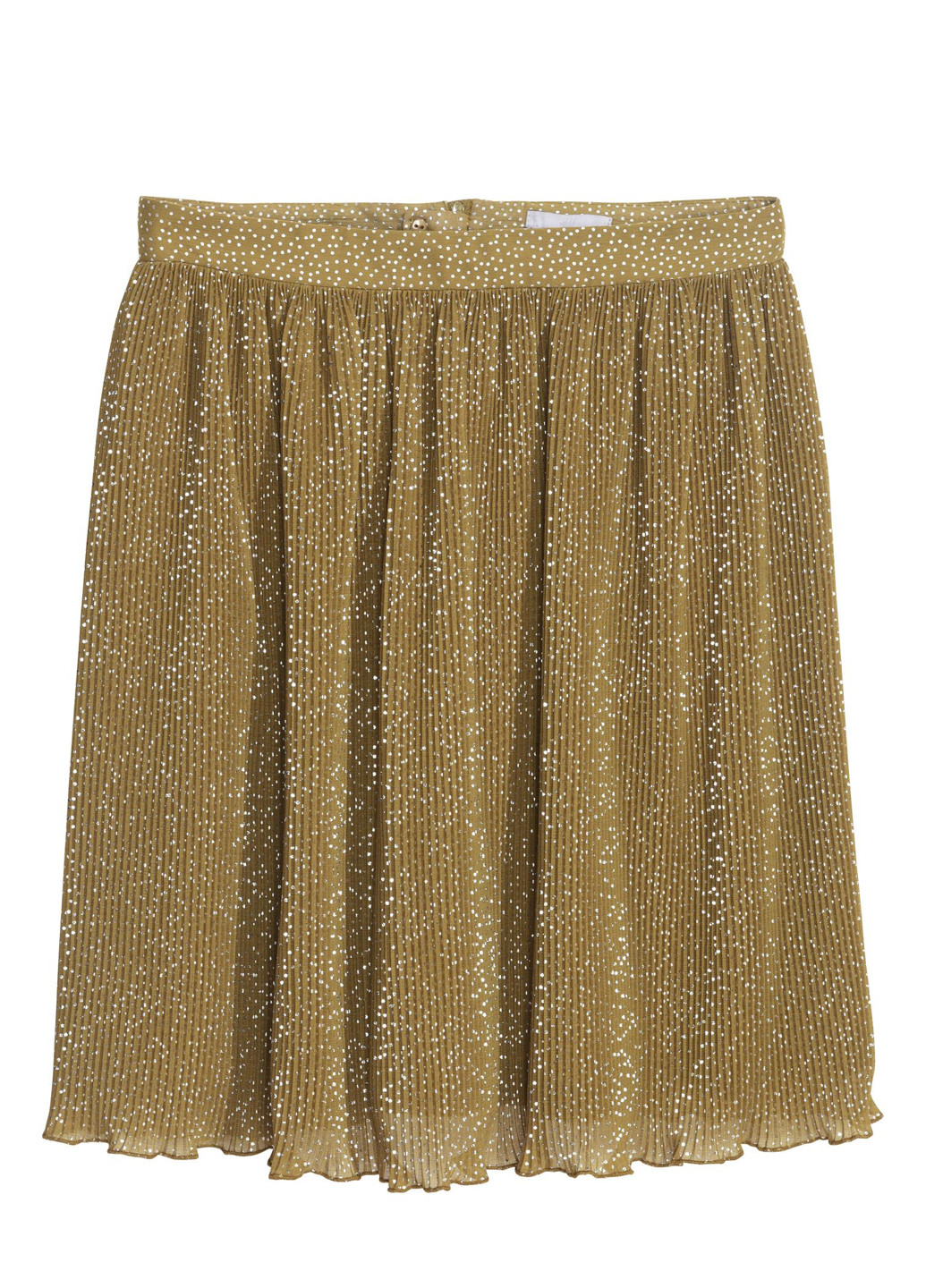 Золотая кэжуал меланж юбка H&M клешированная