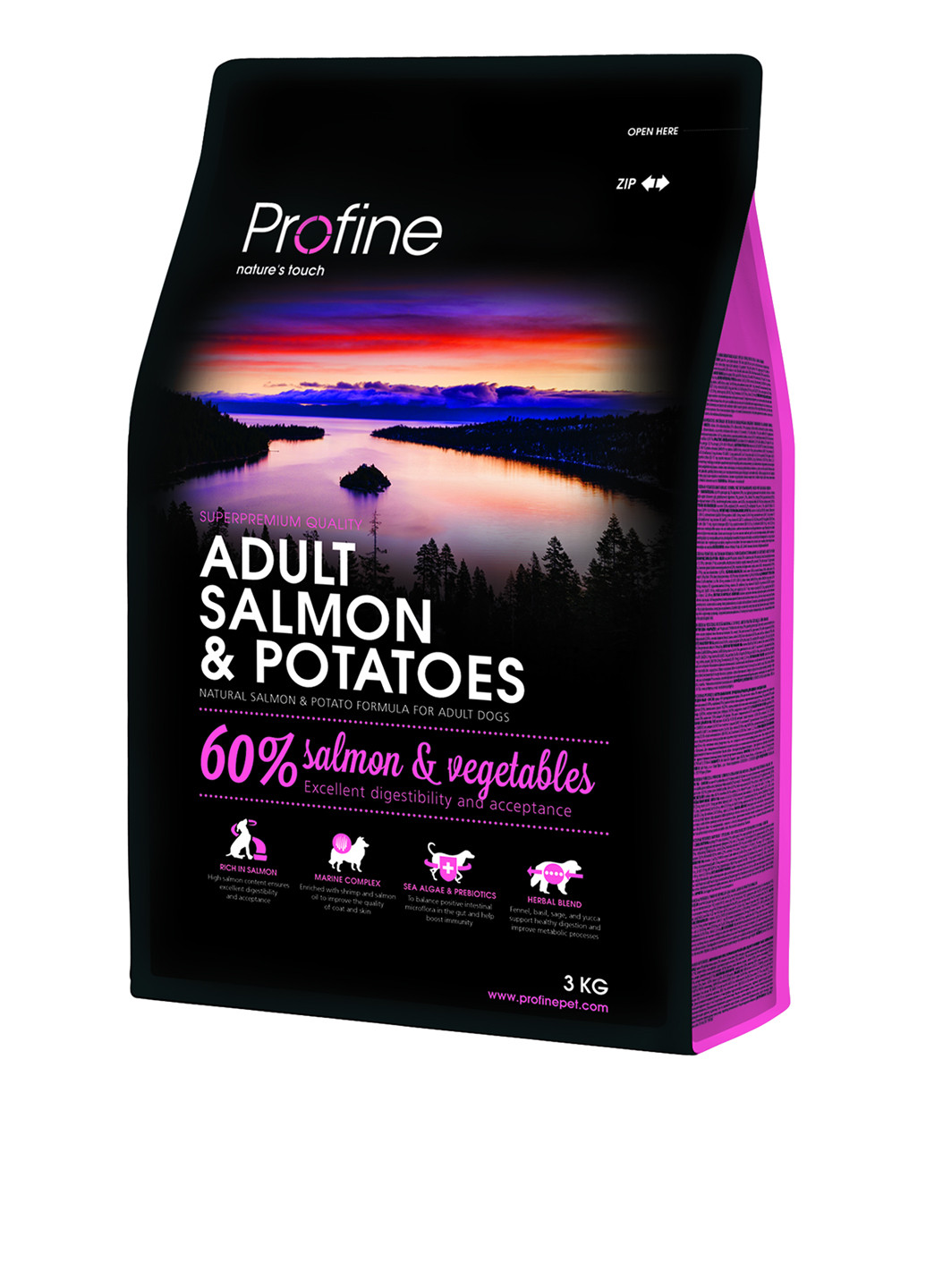 Сухий корм для собак Adult Salmon, 3 кг Profine (18157241)