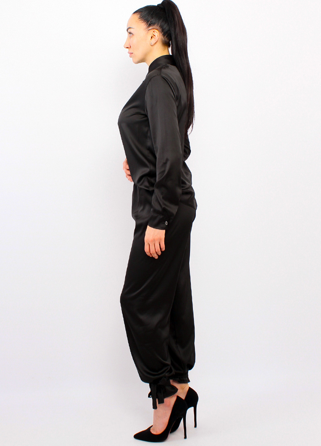 Чорна блуза Ghazel