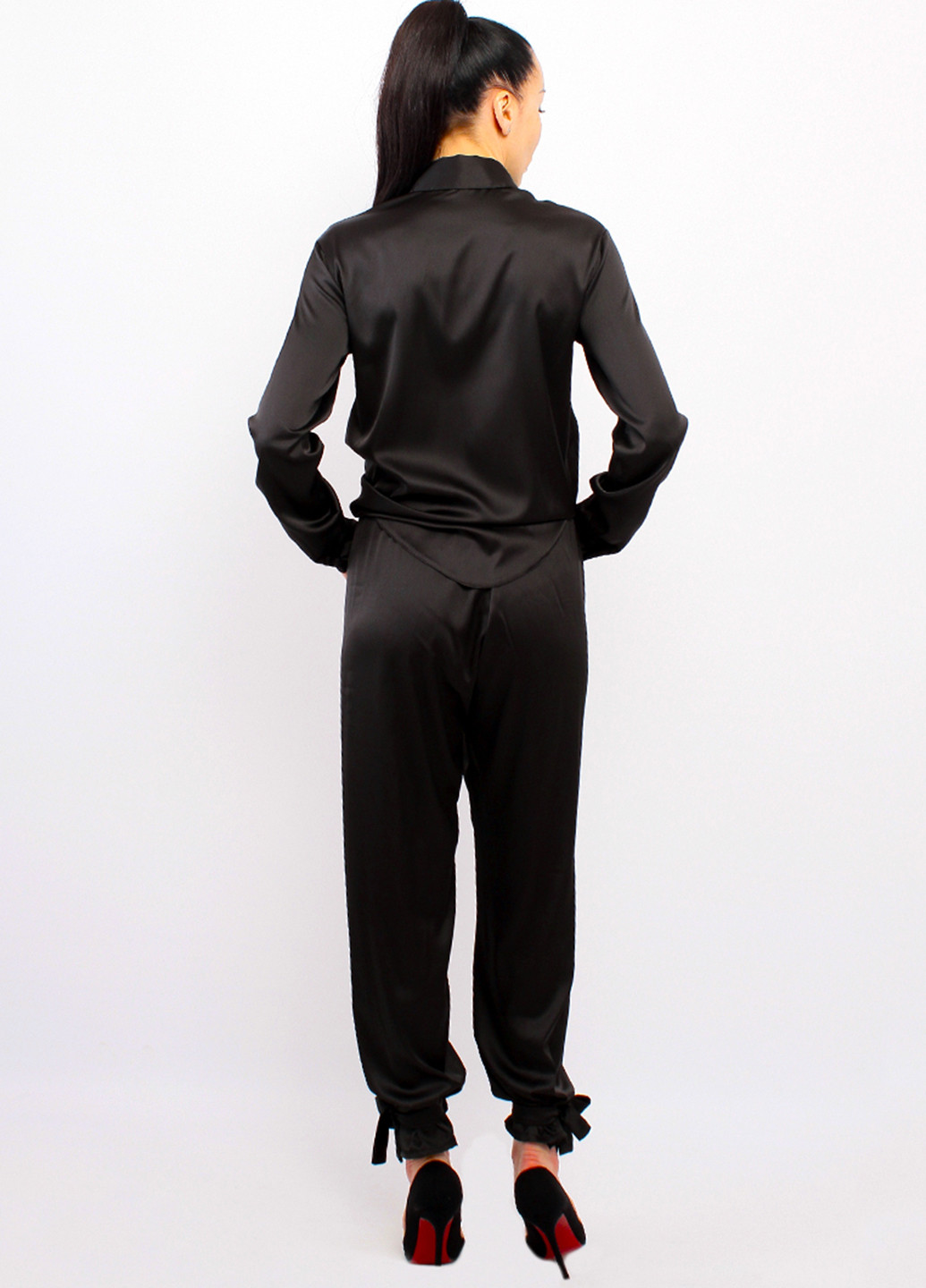 Чорна блуза Ghazel