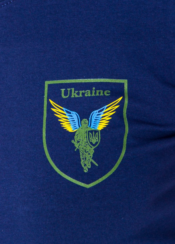 Синя літня футболка жіноча "україна" Носи своє 8188