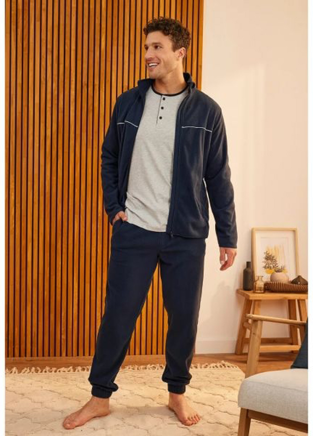 Темно-синій демісезонний костюм (кофта, штани) Livergy