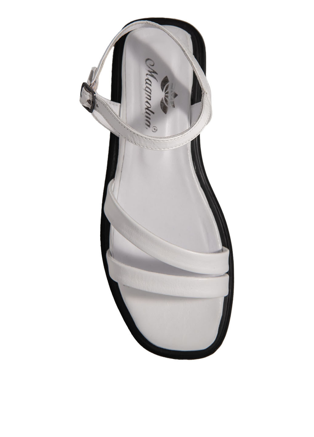 Белые босоножки Magnolya с ремешком