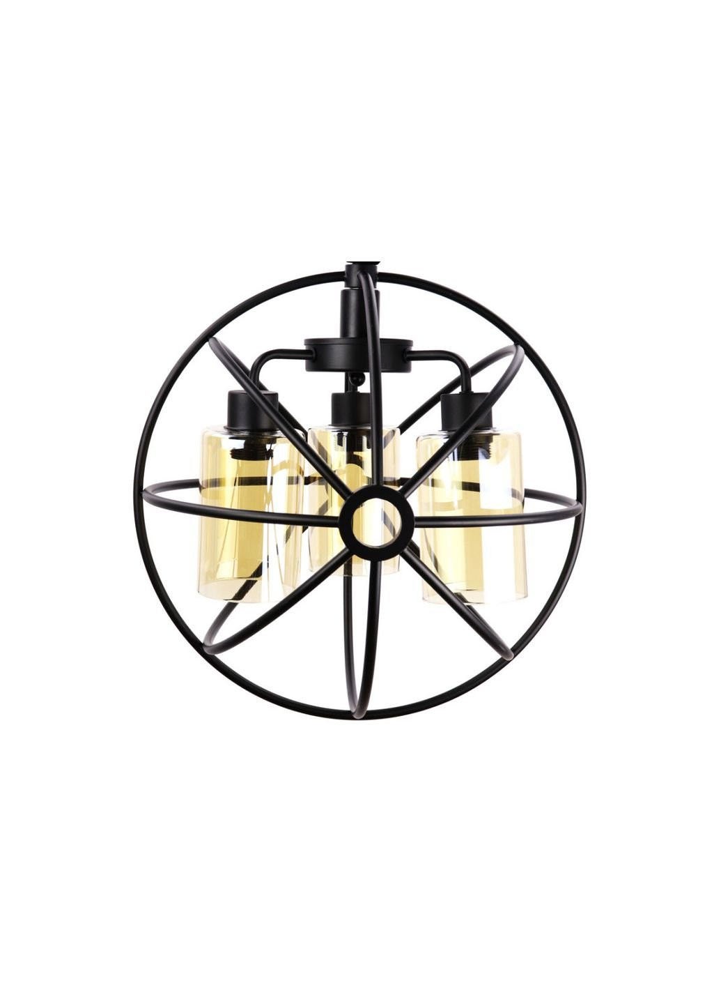 Люстра потолочная подвесная в стиле LOFT (лофт) 11509/3 Черный 50х40х40 см. Sunnysky (253628628)