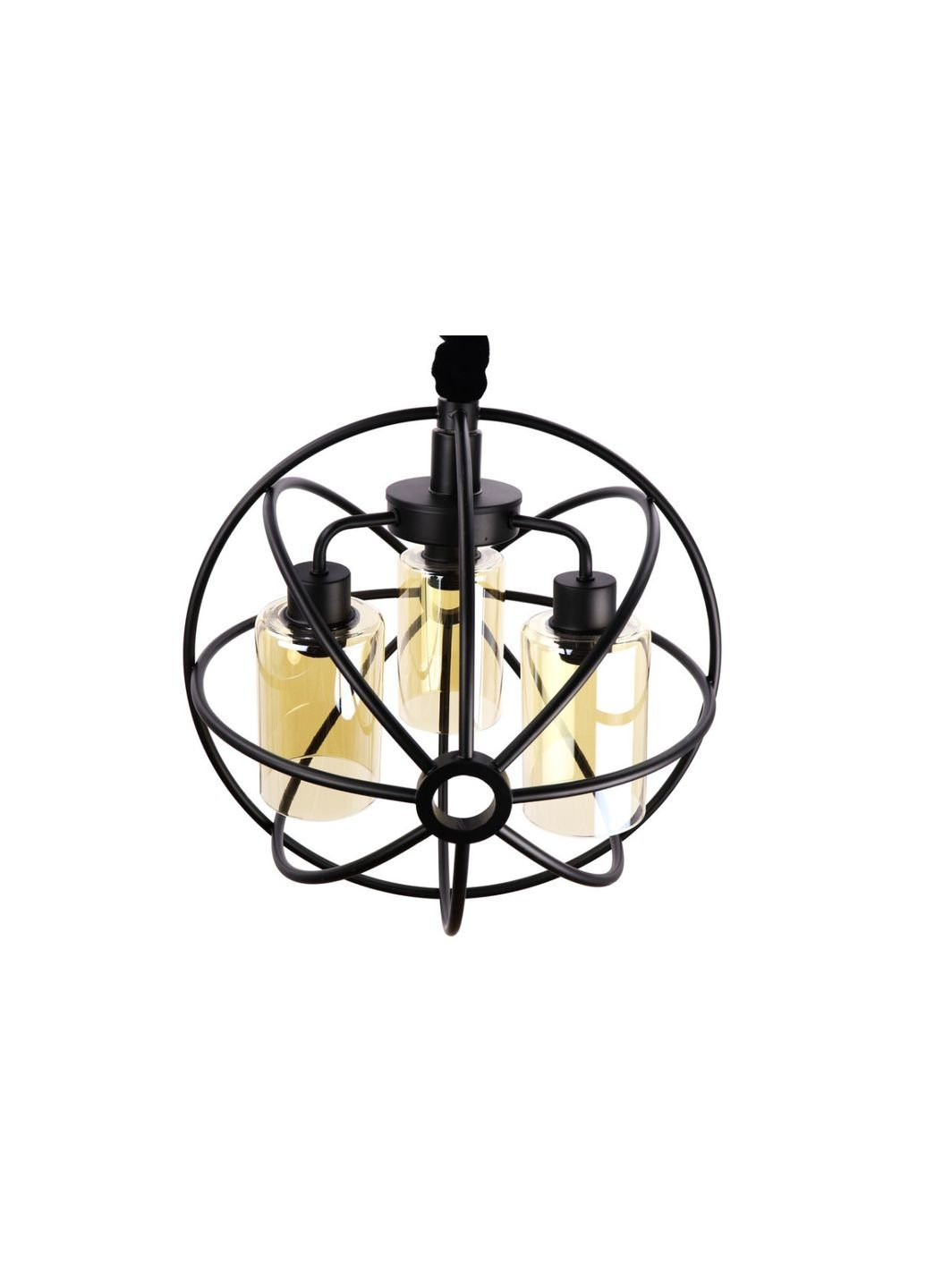 Люстра потолочная подвесная в стиле LOFT (лофт) 11509/3 Черный 50х40х40 см. Sunnysky (253628628)