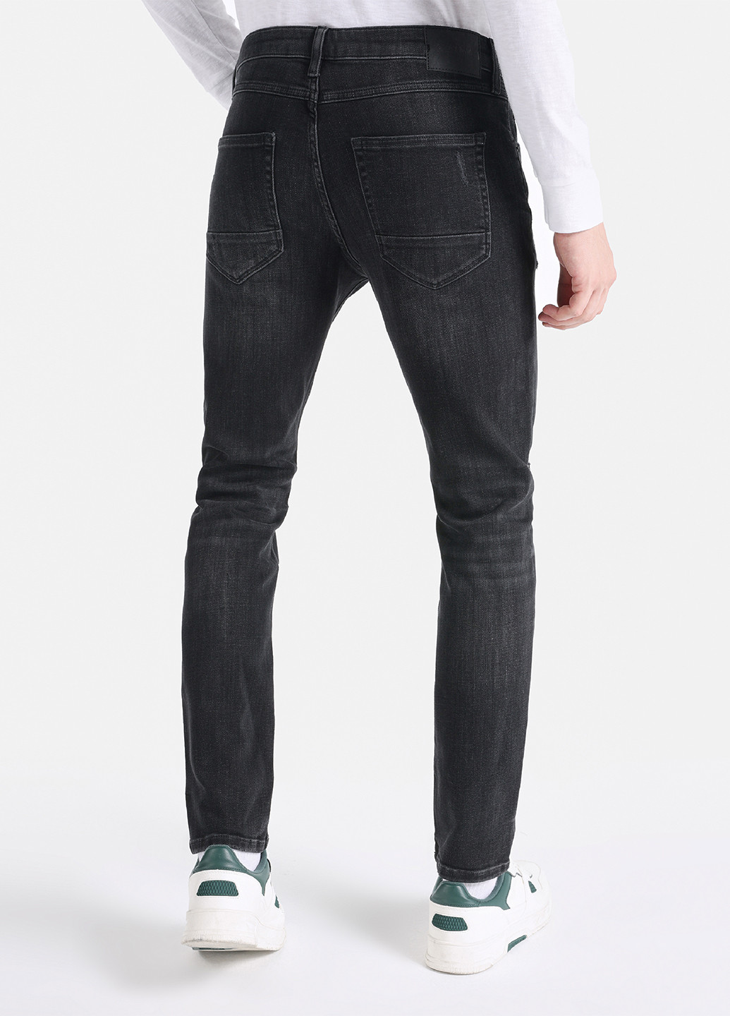 Темно-серые демисезонные скинни джинсы Colin's