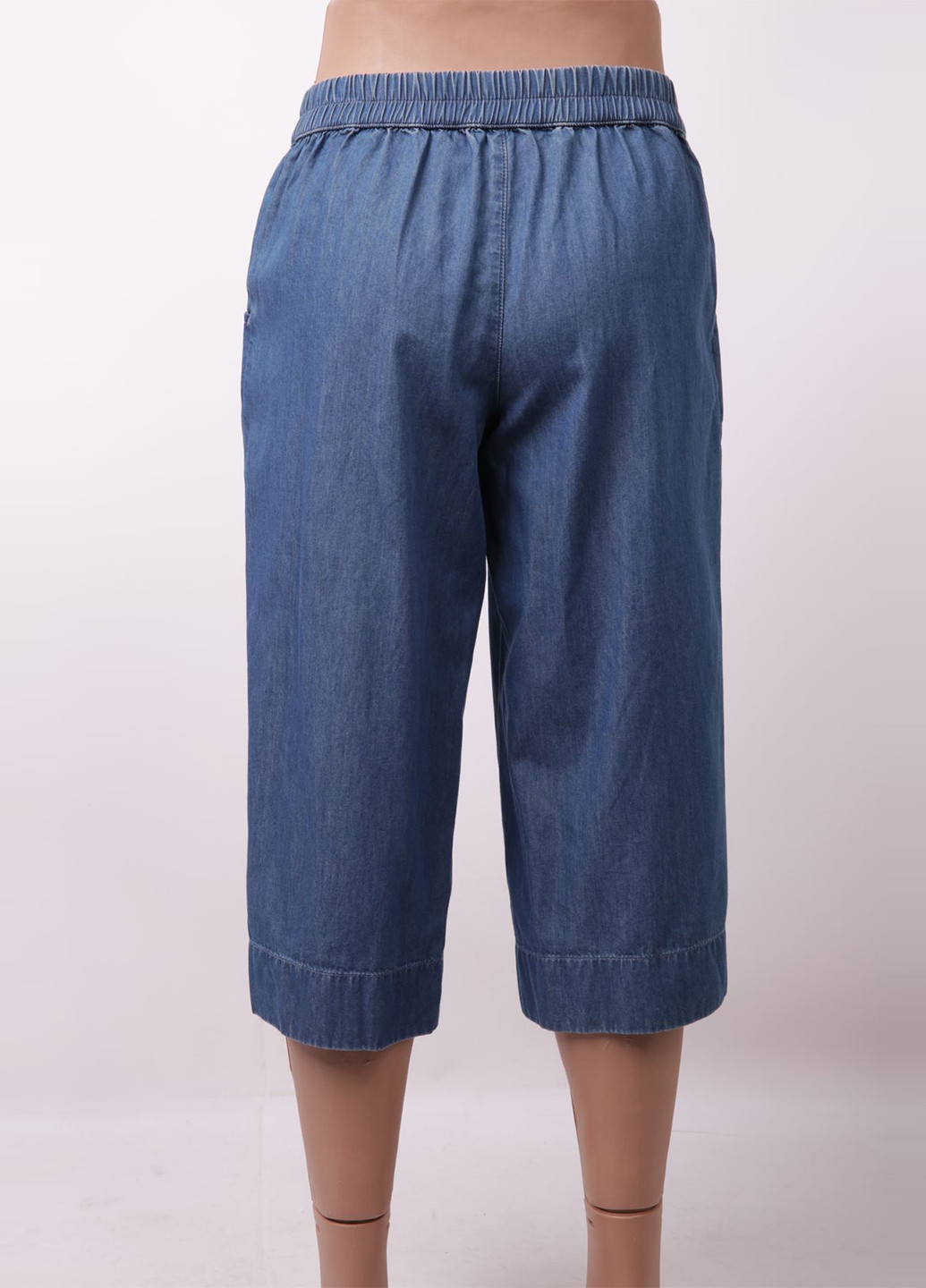 Синие летние кюлоты джинсы Asos