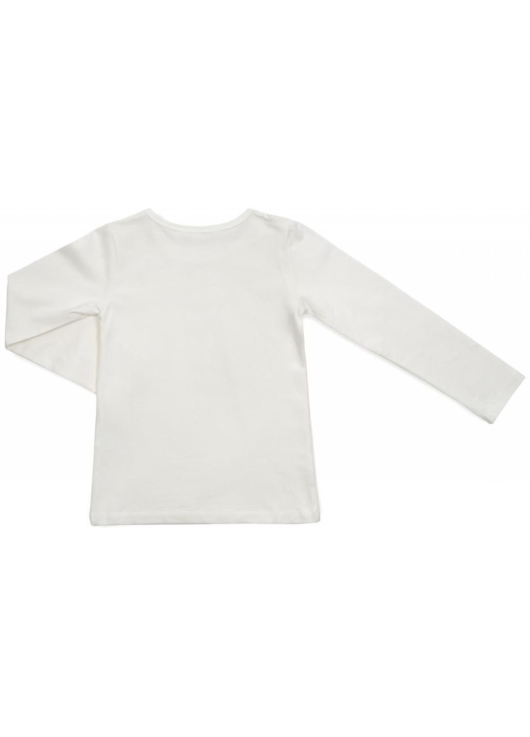 Кофта футболка з довгим рукавом (13806-1-122G-cream) Breeze (251314017)