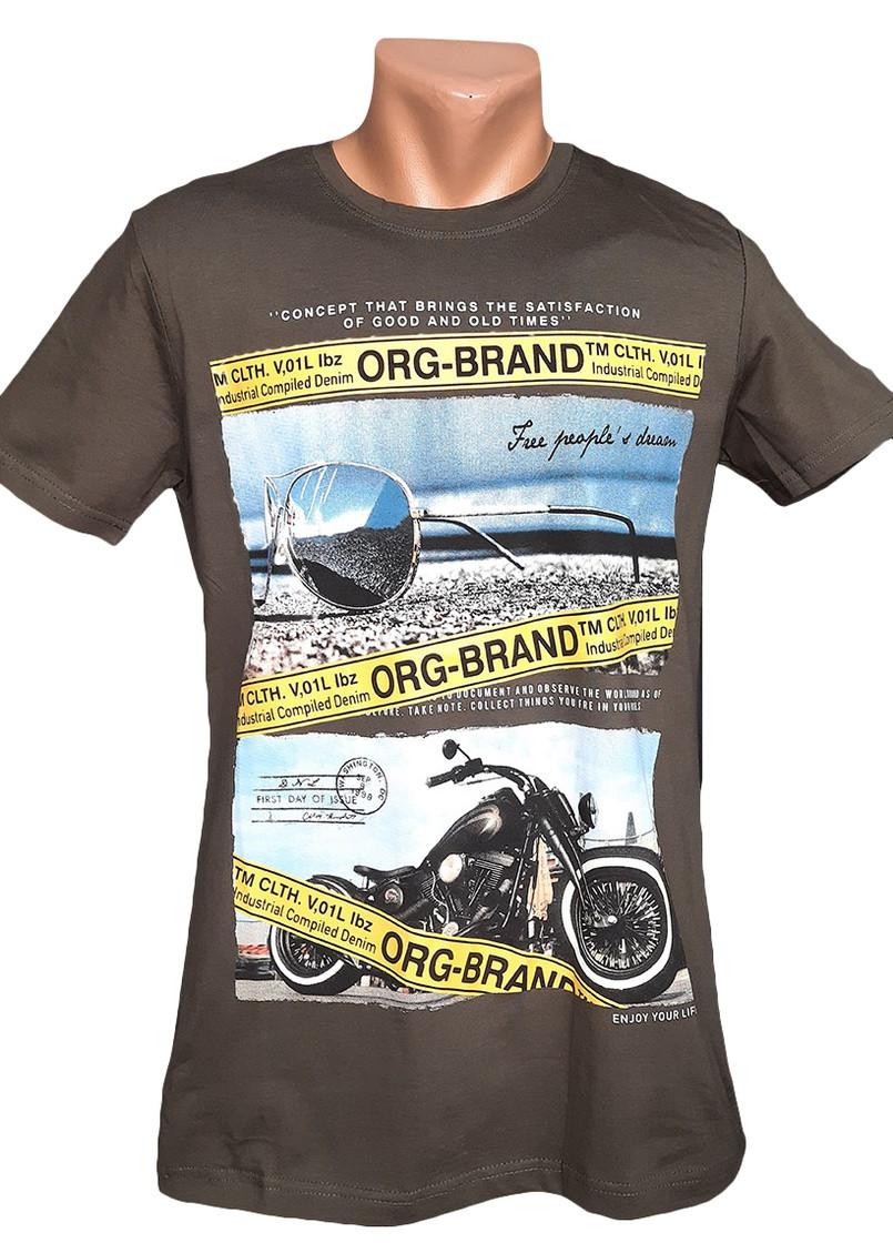 Зеленая темно-зеленая футболка Daniel and Jones