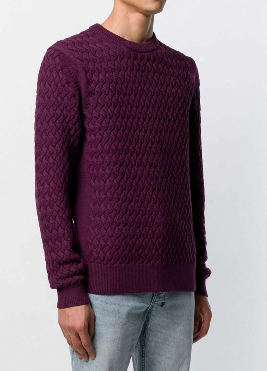 Сливовый демисезонный свитер Calvin Klein