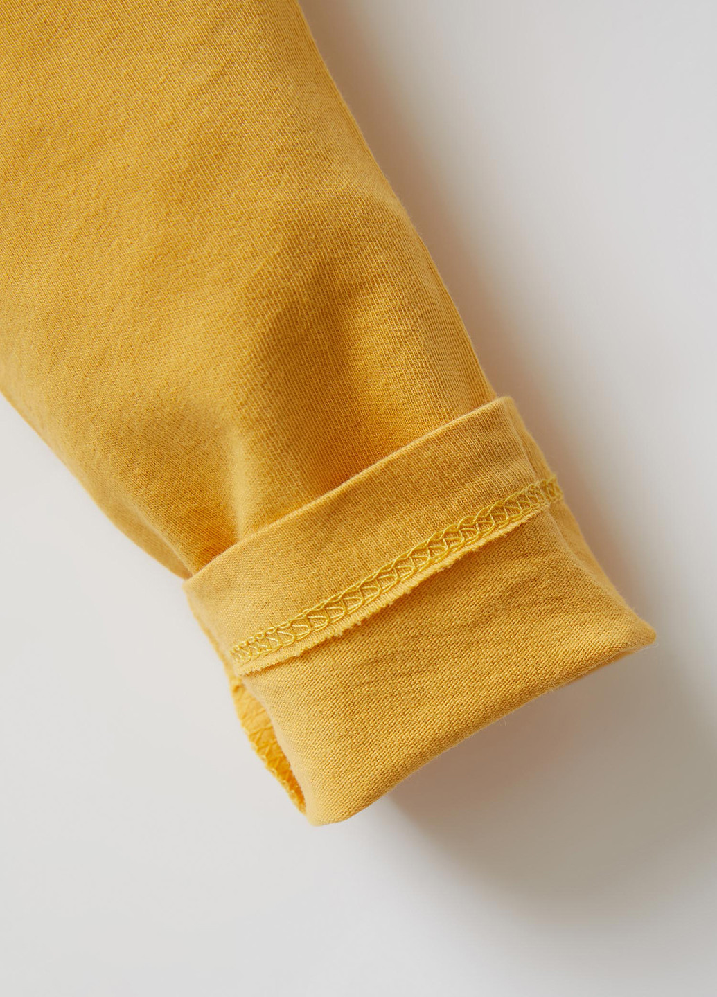 Желтый демисезонный комплект (лонгслив, брюки) DeFacto