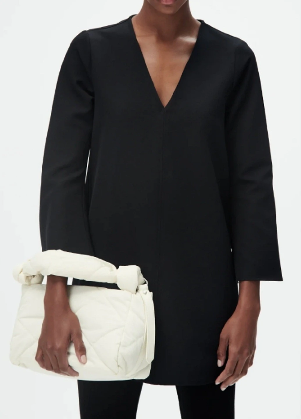 Черное кэжуал платье Zara однотонное