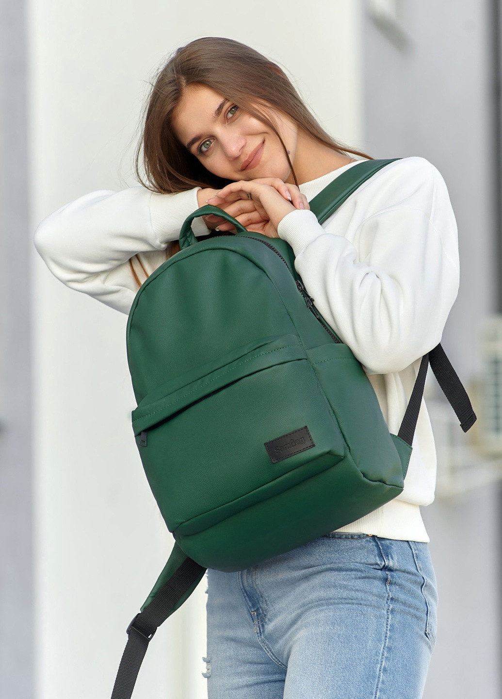 Женский рюкзак Zard зеленый Sambag (255409476)