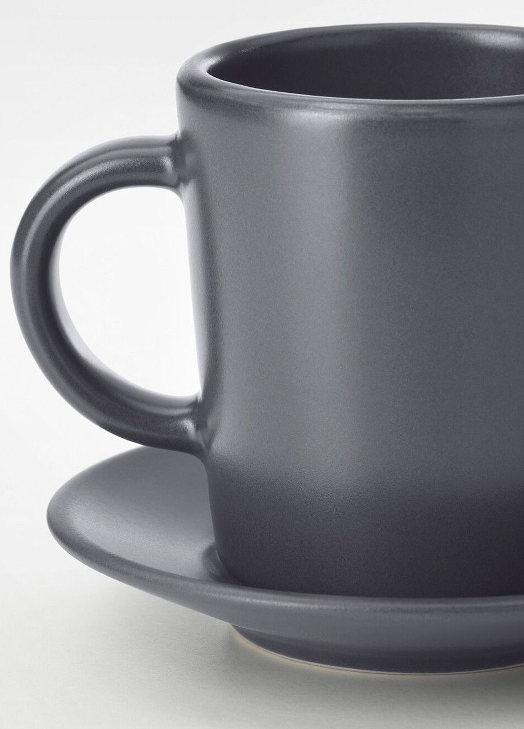 Чашка та блюдце для кави, 90 мл IKEA (268660065)
