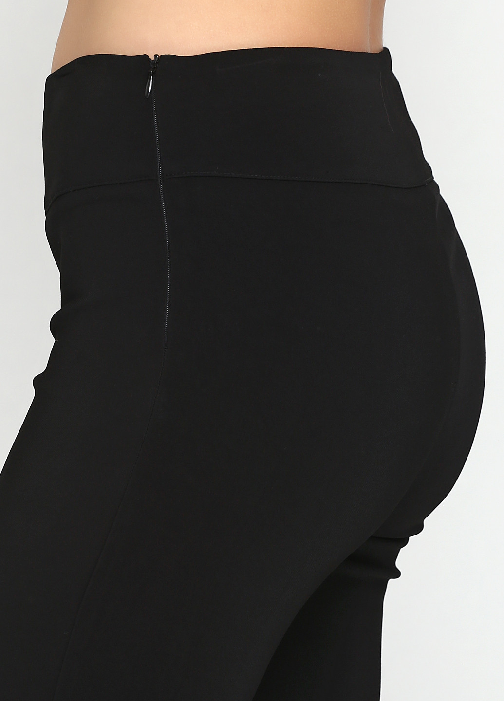 Черные классические демисезонные прямые брюки Marta Palmieri