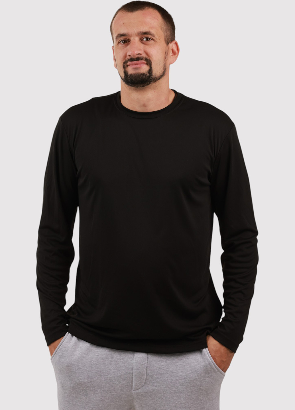 Лонгслів Blue 84 напис чорний кежуали трикотаж, поліестер