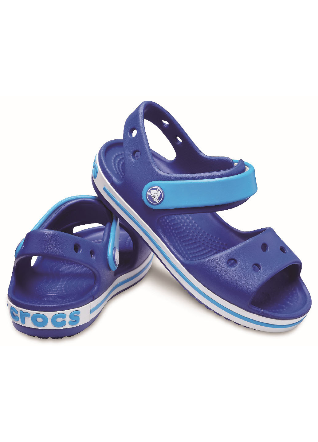 Синие пляжные сандалии Crocs