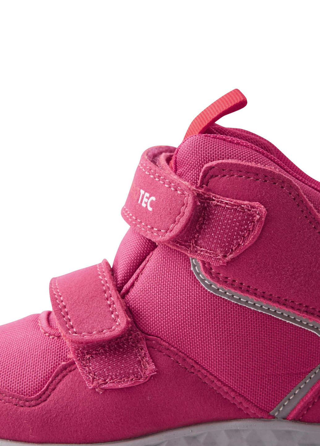 Розовые осенние ботинки на липучках Reima