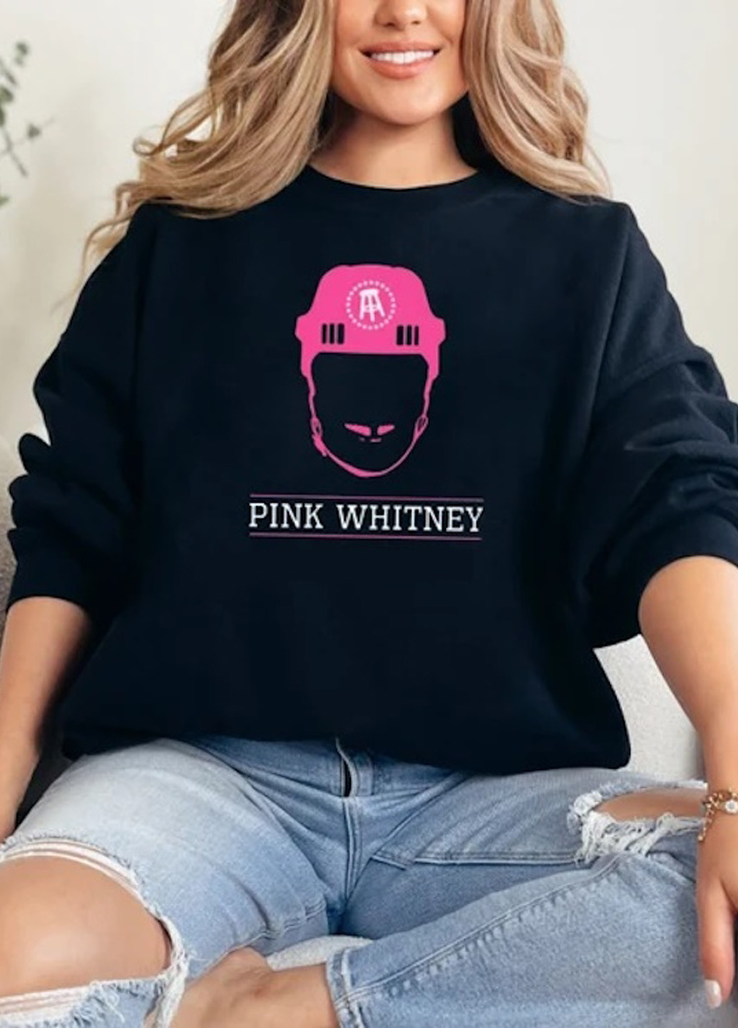 Чорний світшот Champion напис без декору (305944187)