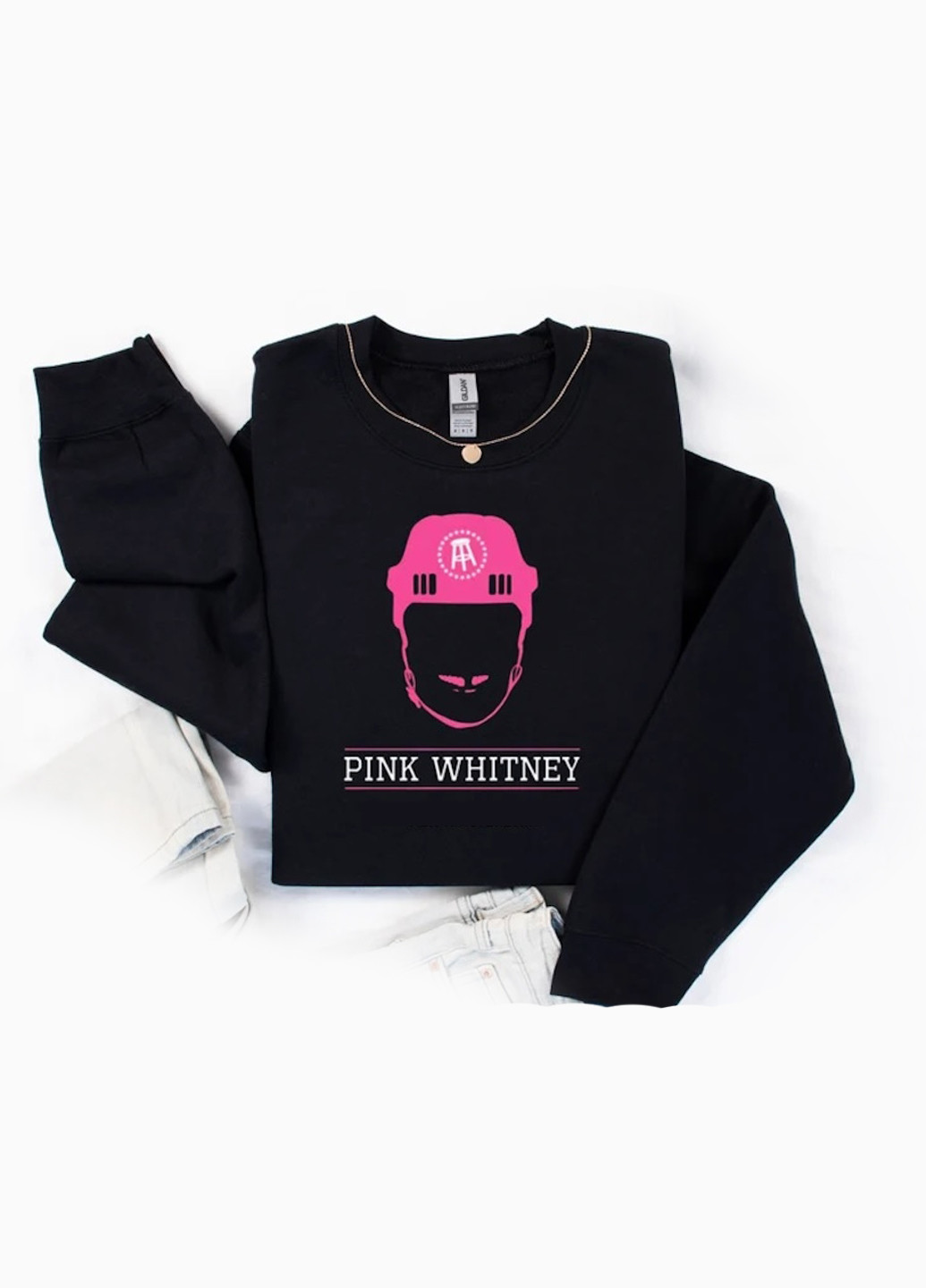 Чорний світшот Champion напис без декору (305944187)