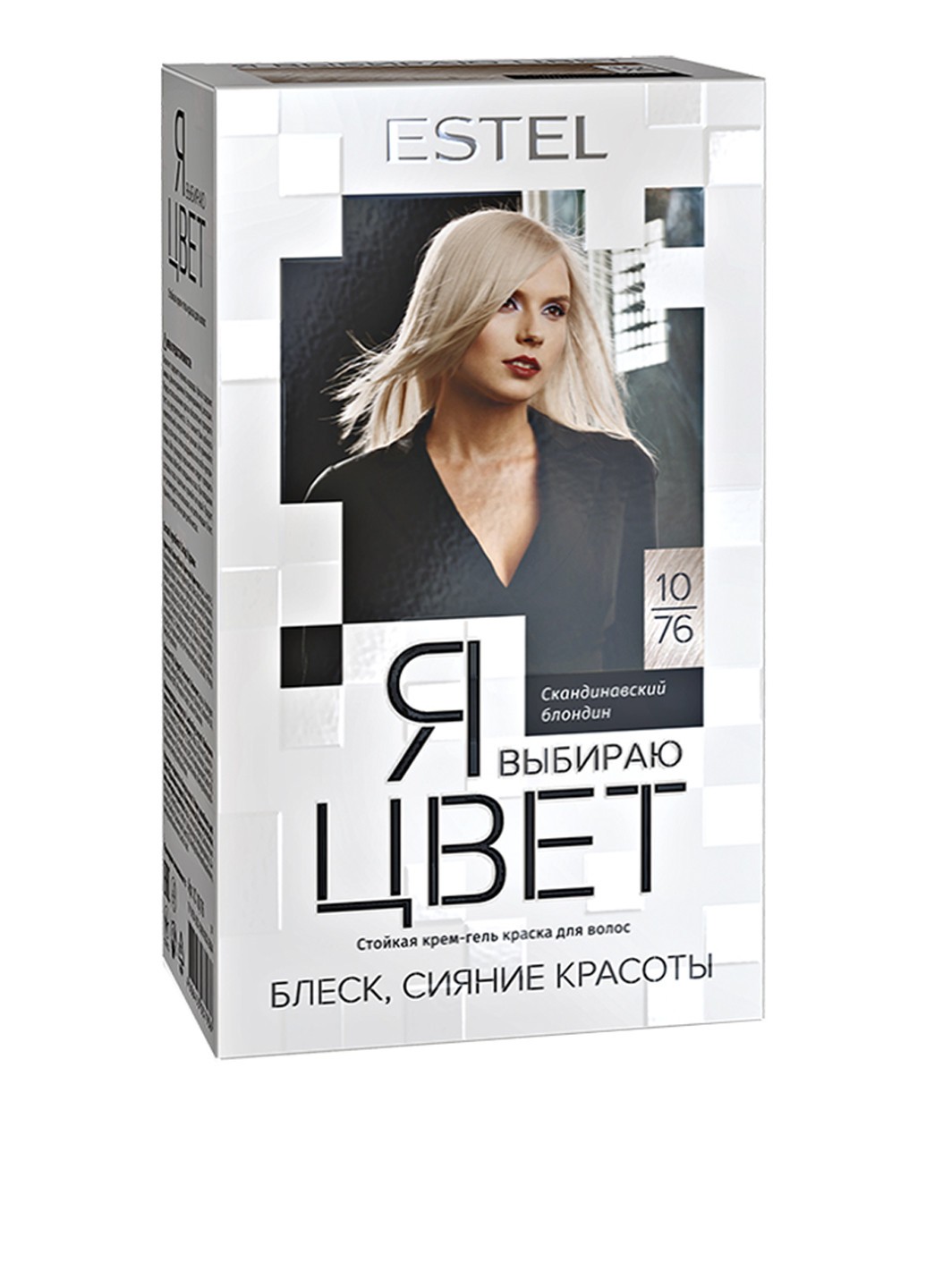 Стійка крем-гель фарба для волосся "Я вибираю колір" 10/76 Скандинавський блондин 1 шт. Estel (83219687)