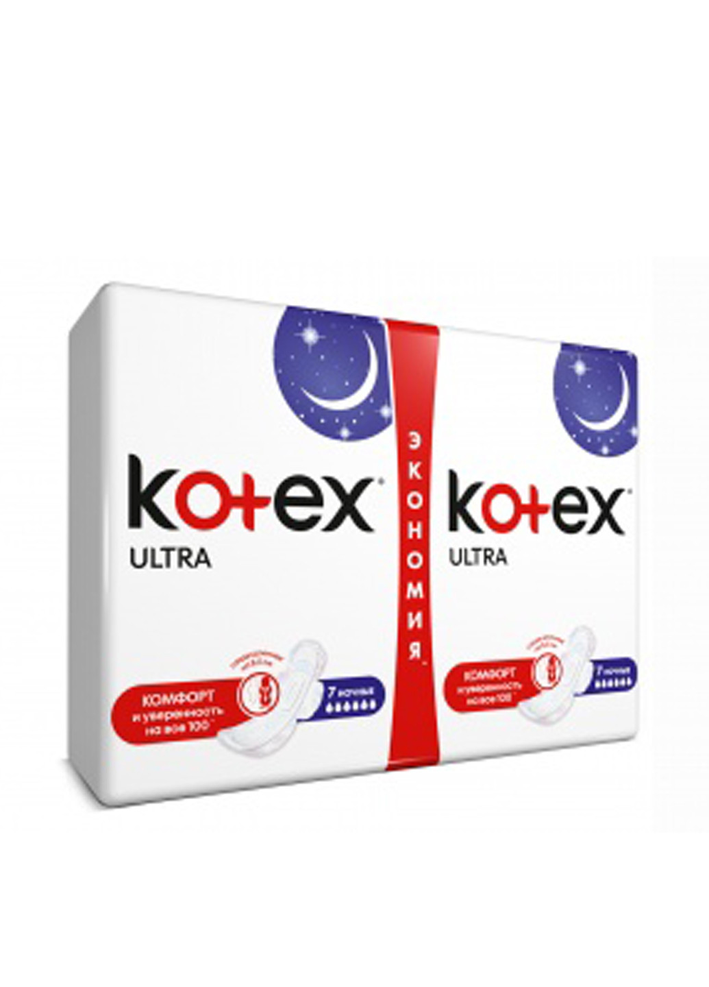 Прокладки гігієнічні Ultra Night Duo Pads (14 шт.) Kotex (151220316)