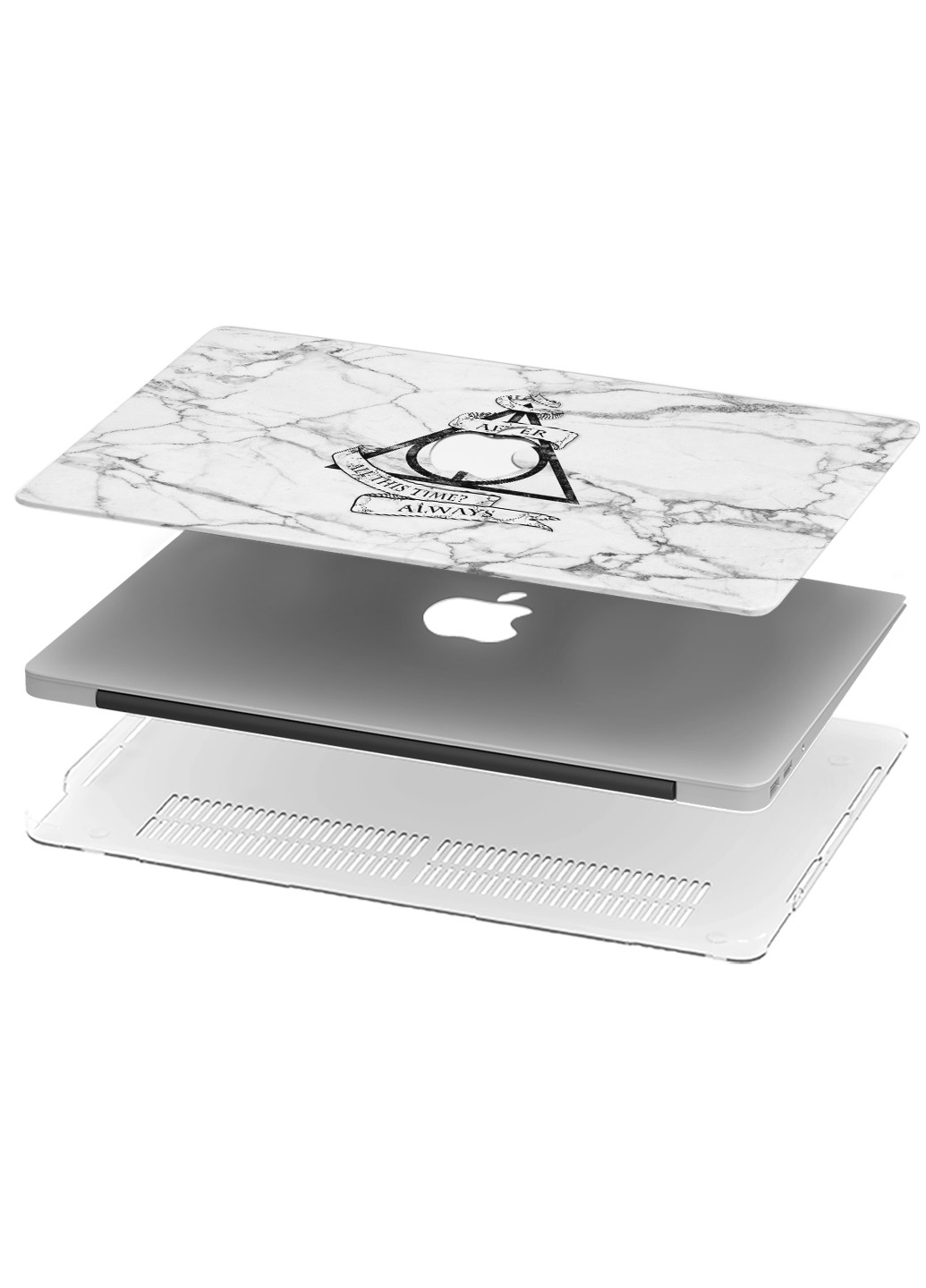 Чехол пластиковый для Apple MacBook 12 A1534 / A1931 Дары Смерти (Deathly Hallows) (3365-1893) MobiPrint (218528465)