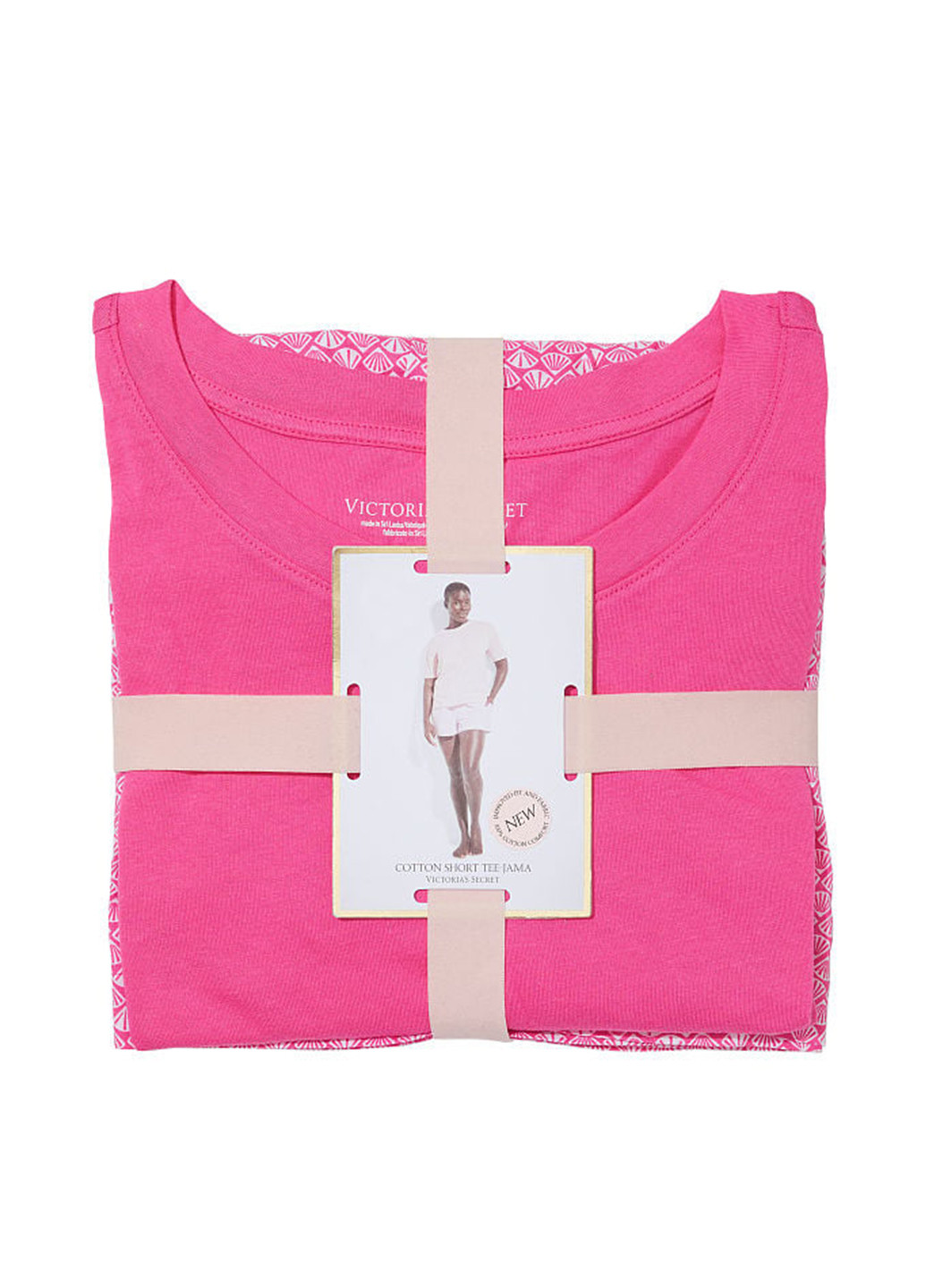 Рожева всесезон піжама (футболка, шорти) футболка + шорти Victoria's Secret