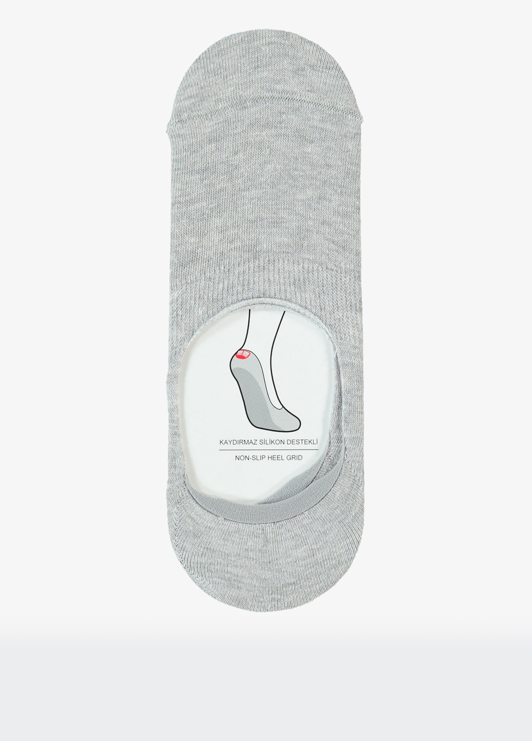 Серые носки UNITED4 однотонные (329059740)