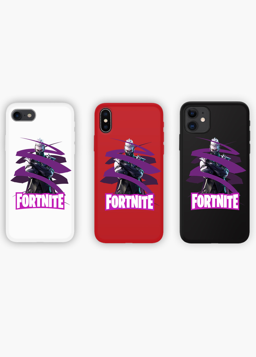 Чехол силиконовый Apple Iphone X Фортнайт (Fortnite) (6129-1190) MobiPrint (219333761)