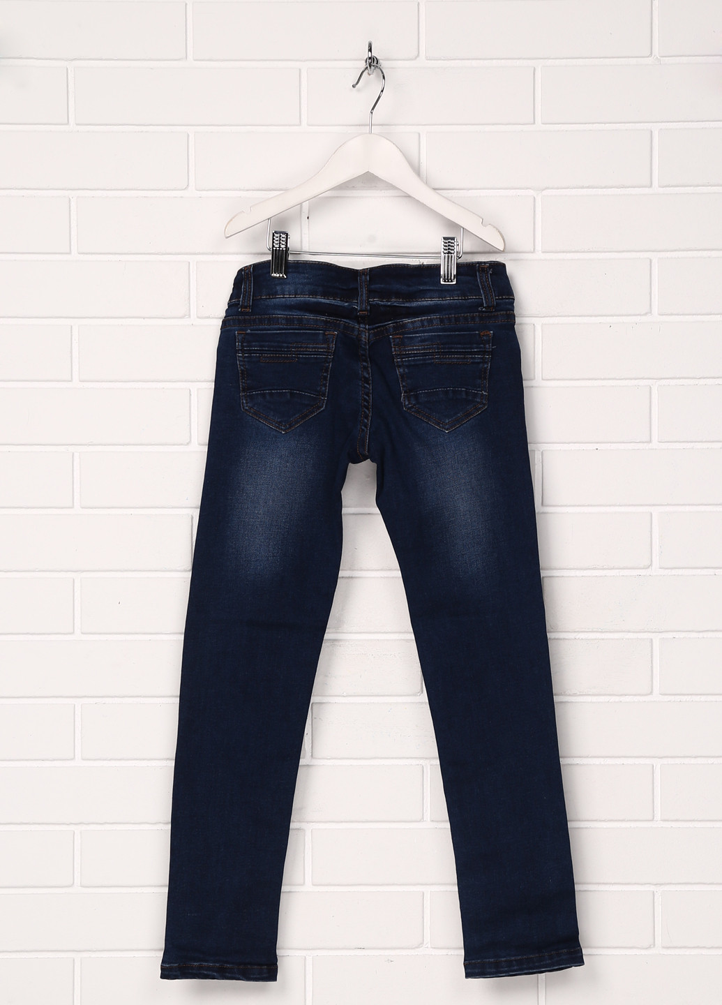 Темно-синие демисезонные прямые джинсы Grace