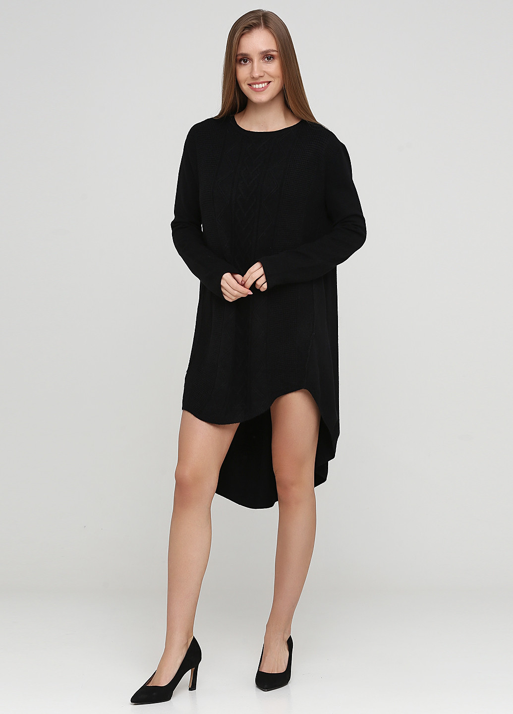 Чорна кежуал сукня оверсайз Louise Orop однотонна