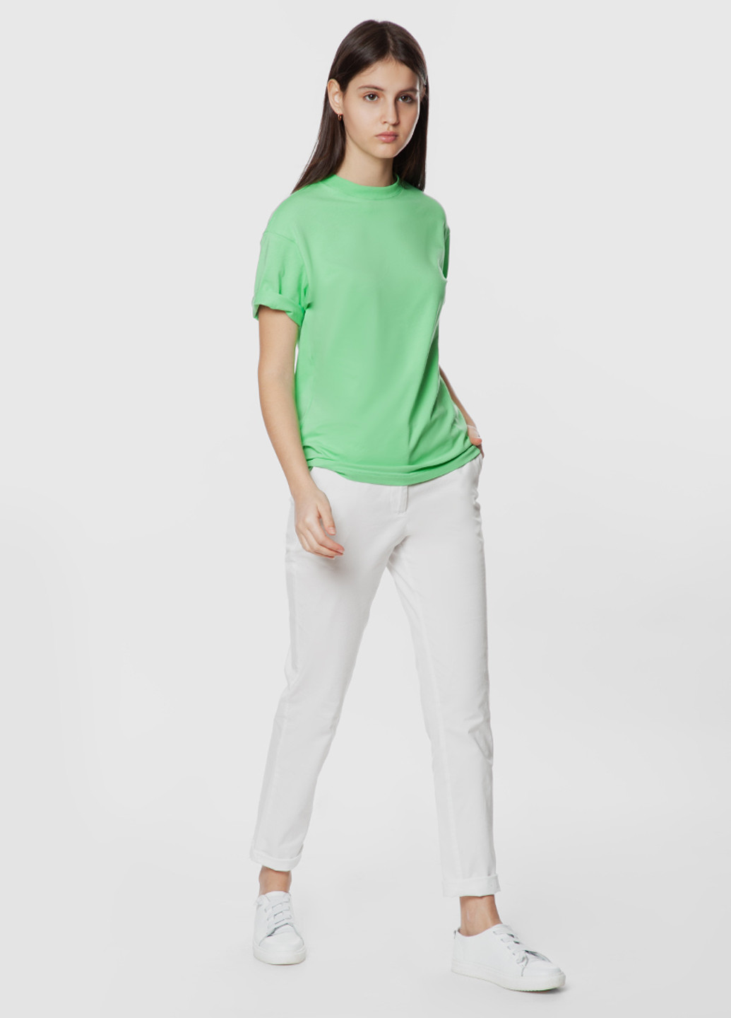 Зелена літня футболка жіноча Arber T-shirt W Overs WF8