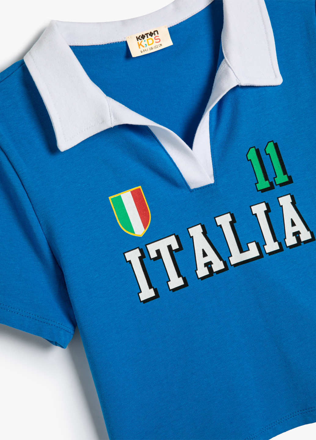 Синяя летняя футболка KOTON