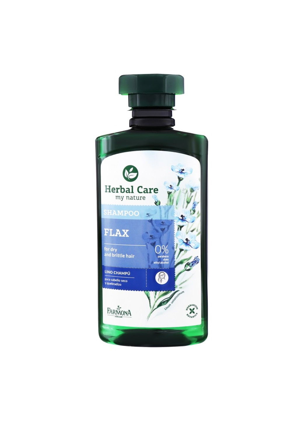 Шампунь для волосся Льняний Herbal Care 330 мл Farmona (254404192)