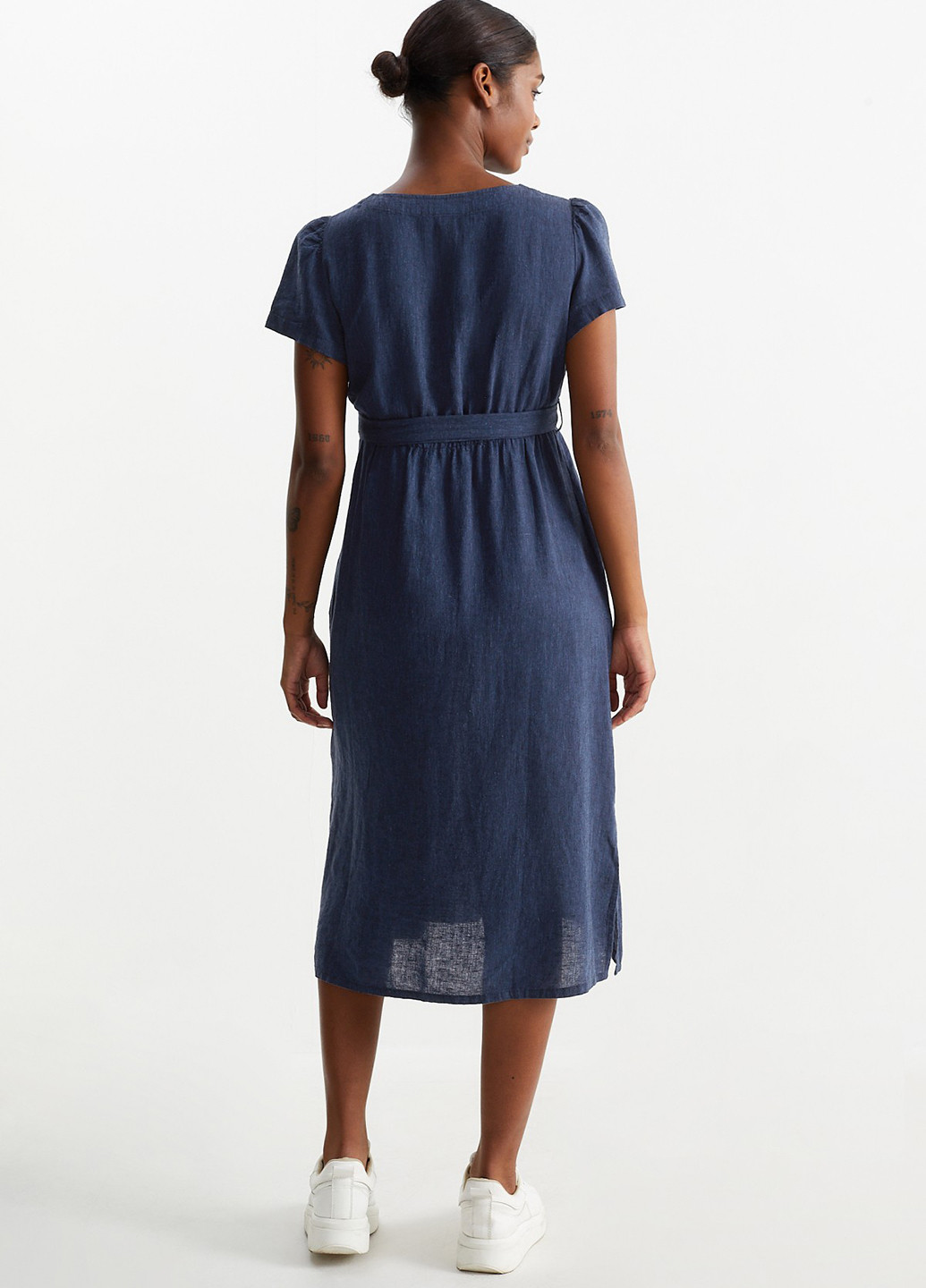 Темно-синя кежуал сукня для вагітних C&A однотонна