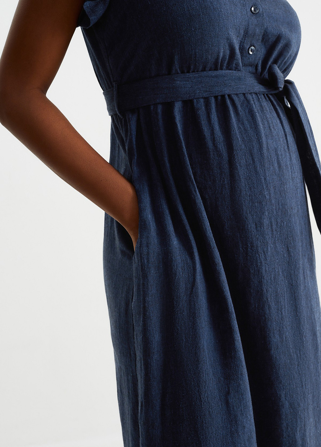 Темно-синя кежуал сукня для вагітних C&A однотонна