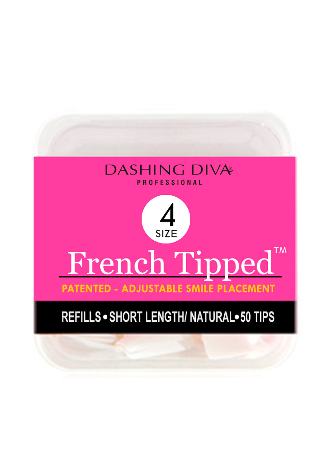 Тіпси для френча №4 (50 шт.) Dashing Diva (18202188)