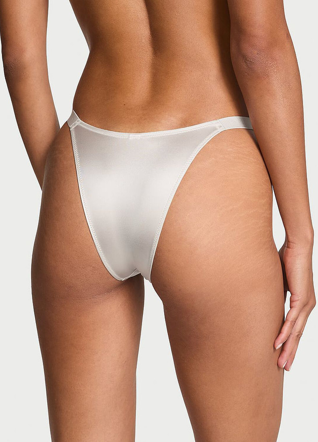 Срібний демісезонний комплект (бюстгальтер, трусики) Victoria's Secret