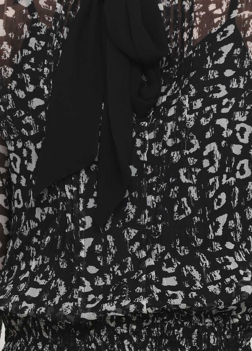 Черное кэжуал платье Eksbut с абстрактным узором
