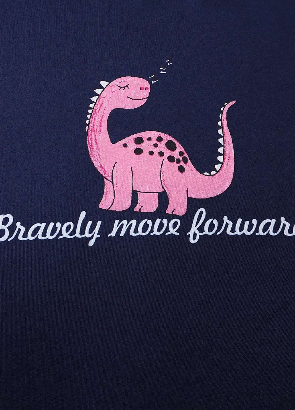 Темно-синя всесезон піжама (лонгслів, штани) лонгслів + брюки SHEIN