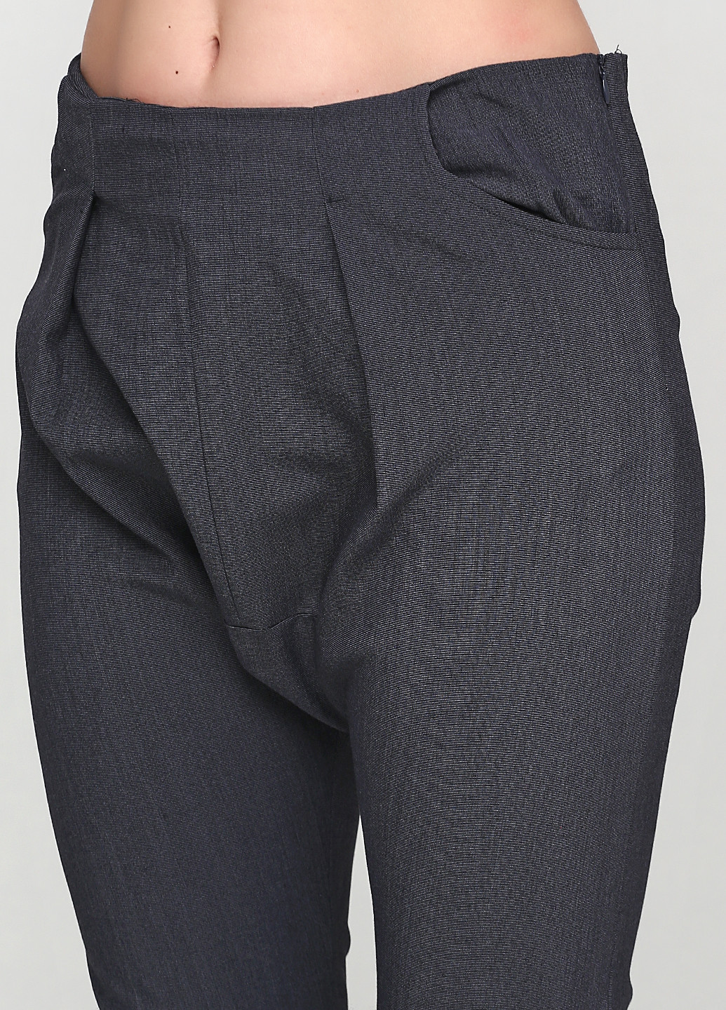 Темно-синие кэжуал демисезонные зауженные брюки MOONDUST