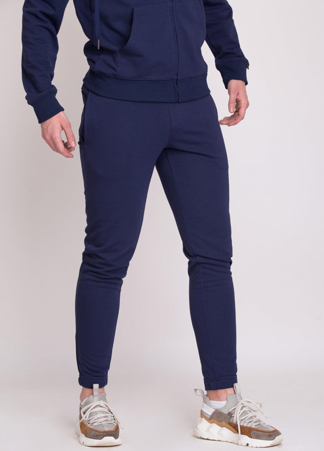 Темно-синій демісезонний костюм (толстовка, брюки) брючний Trend Collection