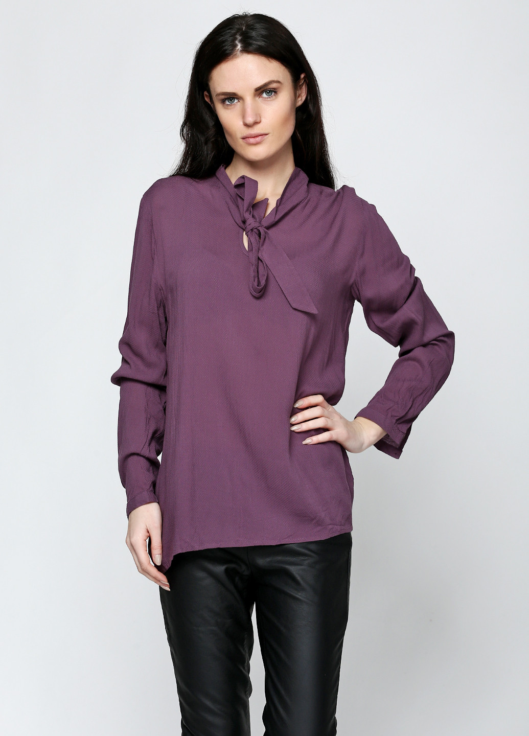 Фіолетова демісезонна блуза Minus