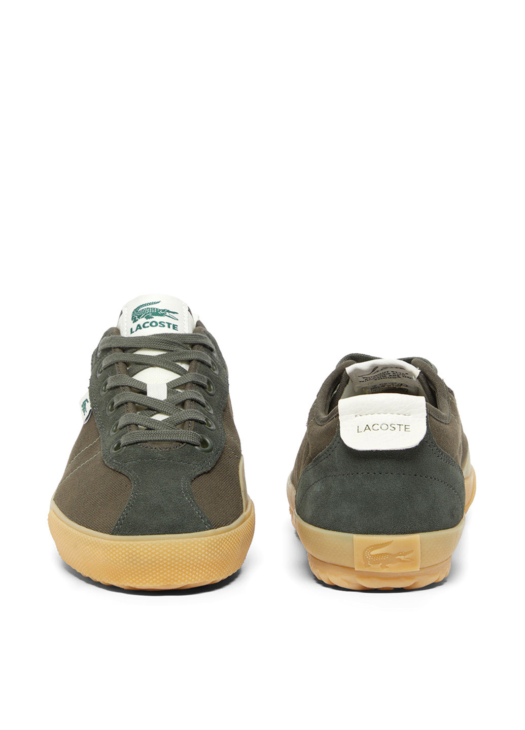 Коричневые демисезонные кроссовки Lacoste Backslam