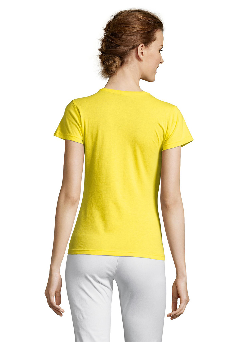 Лимонная летняя футболка Sol's