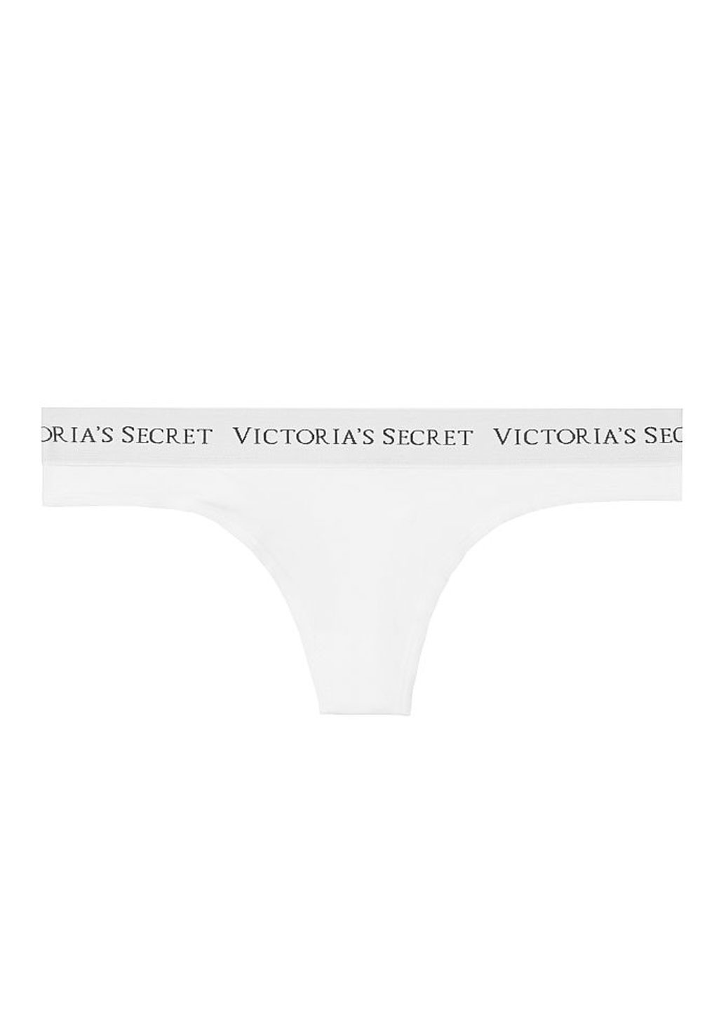 Трусики Victoria's Secret танга надписи белые повседневные трикотаж