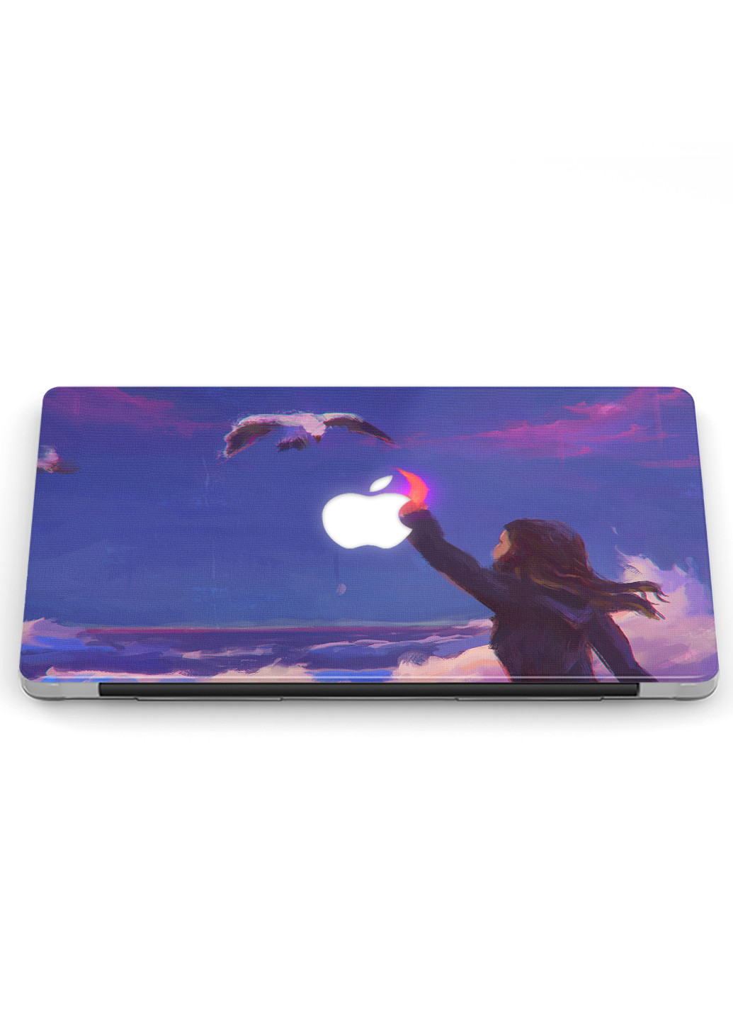 Чехол пластиковый для Apple MacBook Air 11 A1465 / A1370 Прикосновенье к птице (Touching the birds) (6349-2812) MobiPrint (219124333)