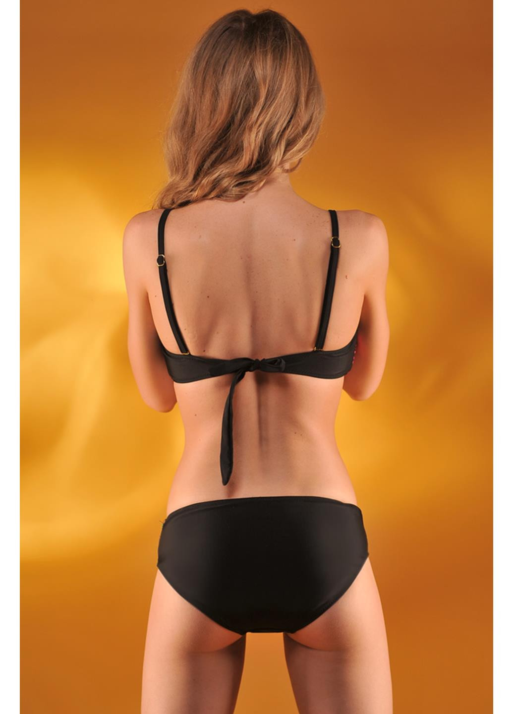 Комбинированный демисезонный купальник раздельный бикини Katrin